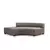 ATELIER DEL SOFA Ugaona garnitura Gondol 4 (CHL SOL CHL SAG 3R) Grey