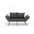 ATELIER DEL SOFA Sofa dvosed Viper 2 Seater Green