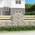 Gabionska košara s lukom 100x30x120/140 cm pocinčano željezo
