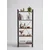 Hanah Home polica za knjige Moner, 60 cm, atlantski bor / crna