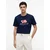 TOMMY HILFIGER Majica MAIN FLAG  modra / rdeča
