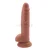 Realistics - Dual Layer Dildo R32 - Črna