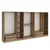 Hanah Home Garderober Kale-7675, 360x210x52 cm, Braon