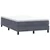 Vidaxl Box Spring postelja brez vzmetnico Temno siva 120x220 cm Žamet