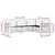 Set vanjskih sofa 4 pcs Prirodna Čvrsto drvo akacije