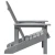 Vrtna stolica 2 pcs Svijetlo siva 82 x 74 x 92 cm Polietilen