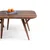 Hanah Home Sofya trpezarijski sto 126 × 75 × 75 cm, orah