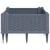 Vrtna sadilica s klinovima plava siva 42,5 x 42,5 x 28,5 cm PP