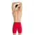 Mens swimsuit arena solid jammer red 40