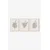 Wallity slika 3Dartsoho32, 3 dijela, 33 x 48 cm