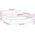 Vidaxl Box spring postelja z vzmetnico temno rjava 160x200 cm blago