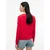 Tommy Jeans Pulover ESSENTIAL rdeča