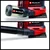 EINHELL PXC Akumulatorska jednoručna vibraciona brusilica  TE-OS 18/113 Li- Solo, Crvena