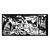 Wallity Zidna dekoracija Picassso, 85x40 cm, 1.5 mm, Crna
