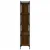 Regal za knjige 5 razina smeđa boja hrasta 76x32x158 cm drveni