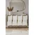 Hanah Home komoda Seza 120, 120 cm, hrast Sapphire / bela / zlatna