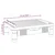 Stalak za monitor crni 43 x 30,5 x 13 cm
