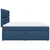Box spring postelja z vzmetnico modra 180x200 cm blago - vidaXL - modra - 112.24 - 180 x 200 cm - vidaXL