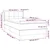 shumee Box spring postelja z vzmetnico črna 100x200 cm blago