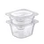 ARAVEN Gastronorm posoda GN 1/9, polikarbonat, globina: 65 mm, prostornina: 0,6 l