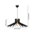 Opviq Luster Boomerang, 20cm, 59 cm, Crni