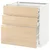 METOD / MAXIMERA Pod.orm.3front/2dnj/1srd/1vis.fiok, bela/Askersund im. svetlog jasena, 80x60 cm