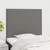 Vidaxl Vzglavje postelje temno sivo 100x5x118/128 cm blago