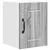 Ormar za Zid LUCCA 2 pcs Siva sonoma 30 x 31 x 40 cm