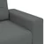 vidaXL Dvosed temno siv 180x77x82 cm blago