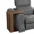 Hanah home Klub sto 35x61x45cm Orah