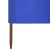 Vjetrobran s 9 panela od tkanine 1200 x 120 cm azurno plavi