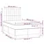 Vidaxl Box spring postelja z vzmetnico LED krem 120x200 cm blago