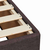 vidaXL vidaXL Box spring postelja z vzmetnico temno rjava 120x190 cm blago, (21304727)