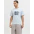 JACK & JONES Majica JJHONOLULU dimno modra/nebeško modra/bela