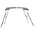Tenda bimini s 3 luka i bočnim stijenkama 183x(185-198)x137 cm