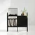 Hanah Home komoda CPT4689-100, 100 cm, crna