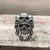 Prstan Roaring Multifaceted Skull - 11084-SI-BXG