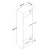 Hanah Home Ormar sa cipelarnikom P6- M14-2415, 59.8x37.5x182.8 cm, Beli