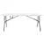 Sklopivi vrtni stol bijeli 180 x 72 x 72 cm HDPE