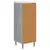 Kreveta Siva sonoma 34,5 x 33 x 92 cm Konstruirano drvo