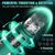 Paloqueth Electric Thrusting & Rotating Masturbator with 7 Modes and Realistic 3D Channel Green