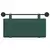 vidaXL Visoki naslon za glavo Temno zelena 100 x 55 x 5 cm blago