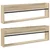 Polica za časopise Zidne 2 pcs Sonoma hrast 100 x 12 x 30 cm