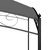 Sjenica 3 x 3 x 2,65 m antracit 180 g/m2
