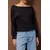 Trendyol Milla Ženska bluza, Crna