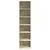 Visoka komoda boja hrasta sonome 45x41x185cm konstruirano drvo