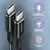 Axagon BUCM-CM20AB USB kabel USB 2.0 2 m USB C Črna