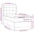 Vidaxl Box spring postelja z vzmetnico modra 80x200 cm blago