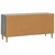 TV ormar 102 x 34,5 x 50 cm Siva Sonoma Konstruirano drvo