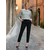 Sinsay - Cigaret pantalone - crno